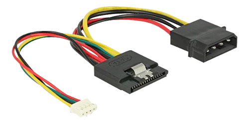 DeLOCK 85673 interne stroomkabel 0,15 m