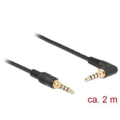 DeLOCK 85613 audio kabel 2 m 3.5mm Zwart