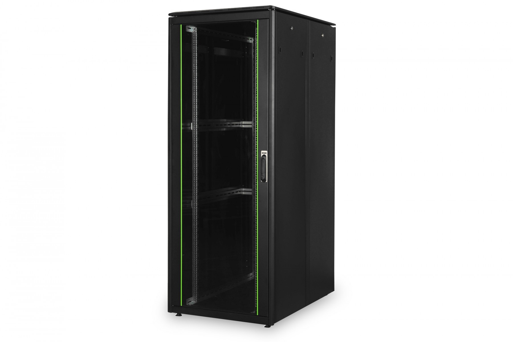 Digitus DN-19 47U-8/12-1B rack Vrijstaande rek Zwart