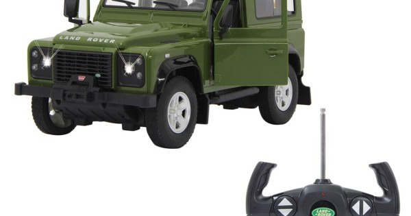 Jamara Land Rover Defender 1:14 green 2,4GHz door manual