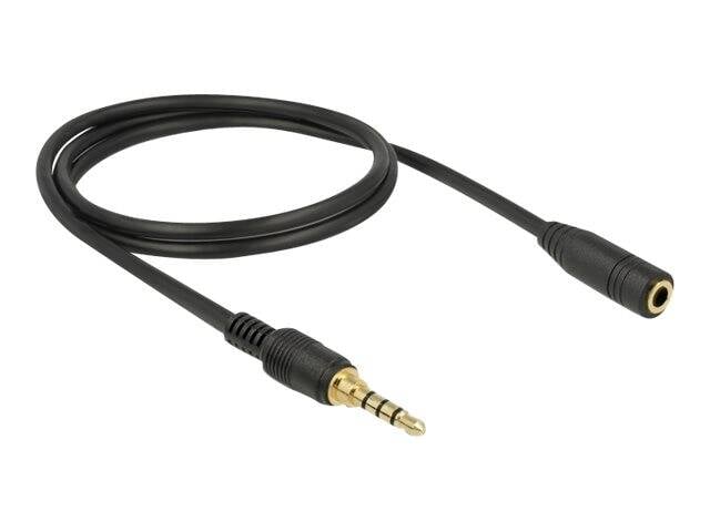 DeLOCK 85631 audio kabel 2 m 3.5mm Zwart