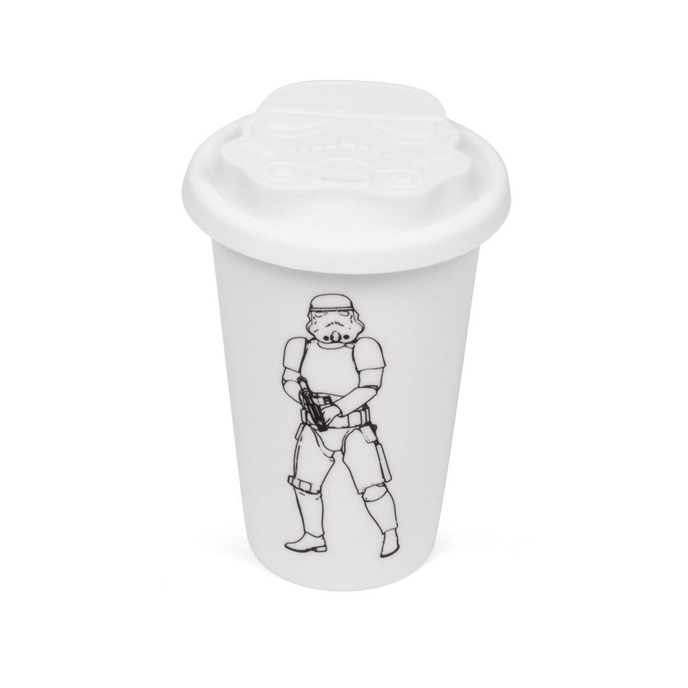ThumbsUp! Trinkbecker Stormtrooper inkl. Deckel wit