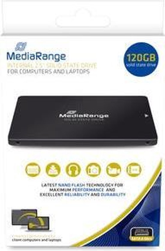 MediaRange MR1001 internal solid state drive 120 GB 2.5 SATA III TLC