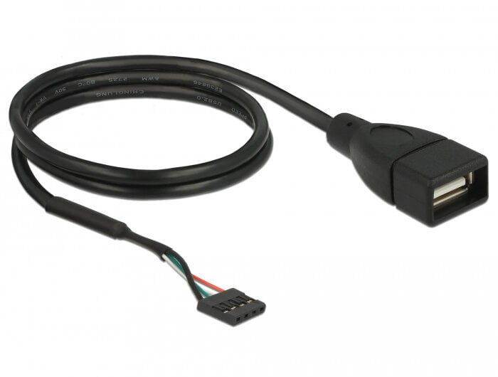 DELOCK Kabel USB2.0 Pfostenbuchse > USB2.0/A Bu 0.60m