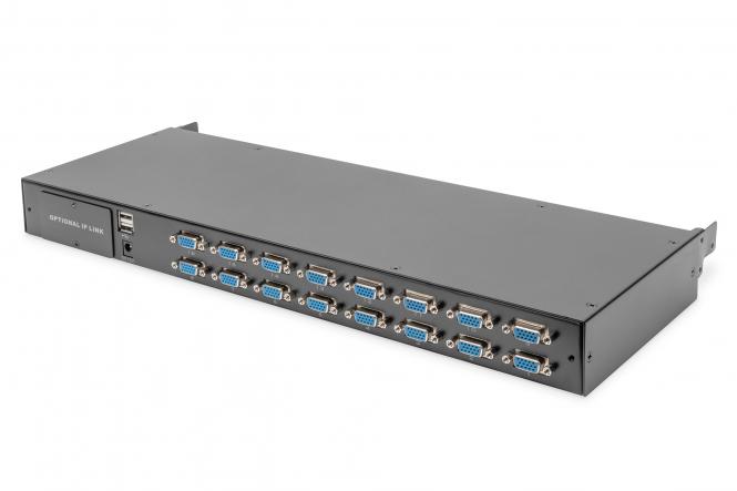 Digitus DS-72214 KVM-switch Rack-montage Zwart
