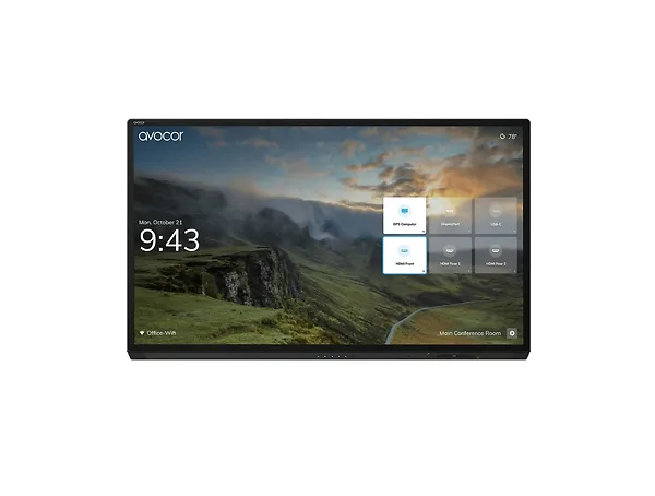 Avocor E-series 75 4K LED touch display