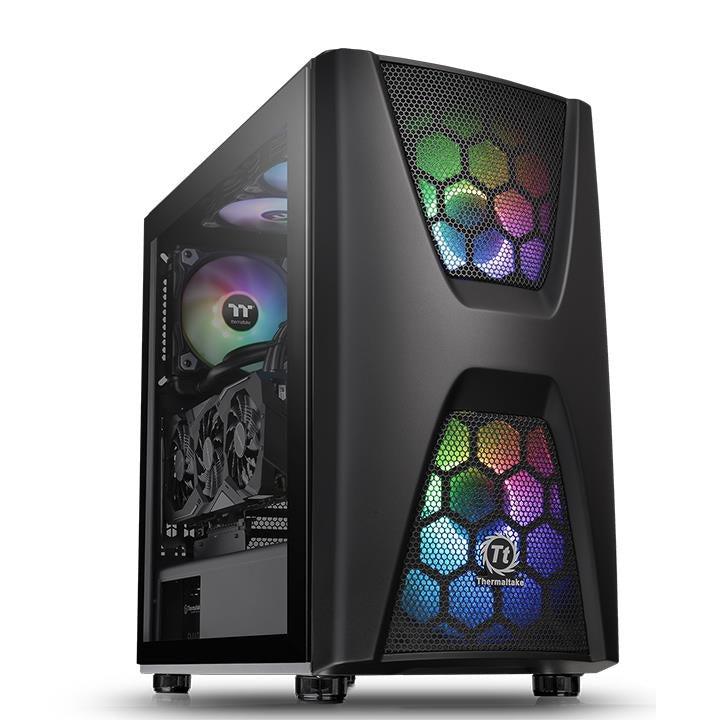 Behuizing Thermaltake Commander C34 TG Midi Tower ARGB zwart retail