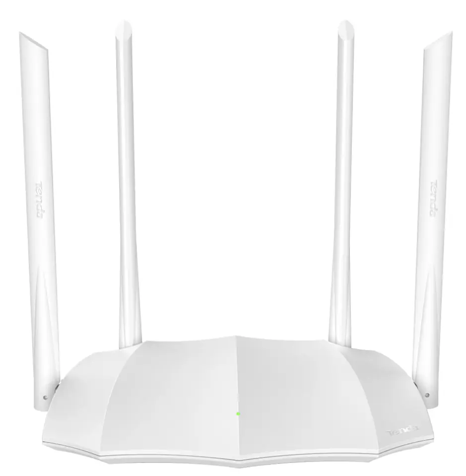Tenda AC5 1200MBPS DUAL-BAND ROUTER draadloze router Fast Ethernet Dual-band (2.4 GHz / 5 GHz) Zwart