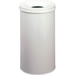Durable 330710 vuilnisbak 60 l Rond Staal Grijs