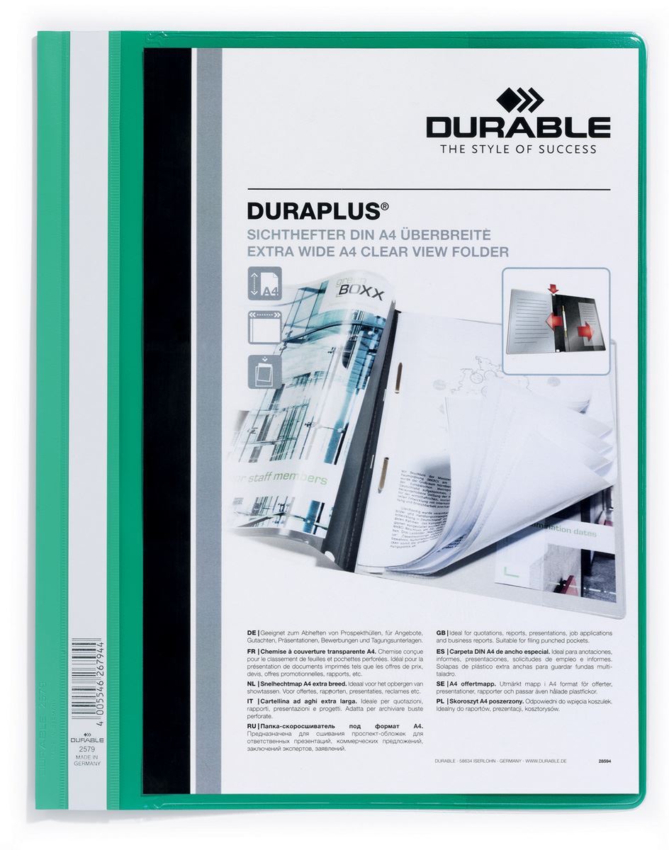 DURAPLUS, A4, groen