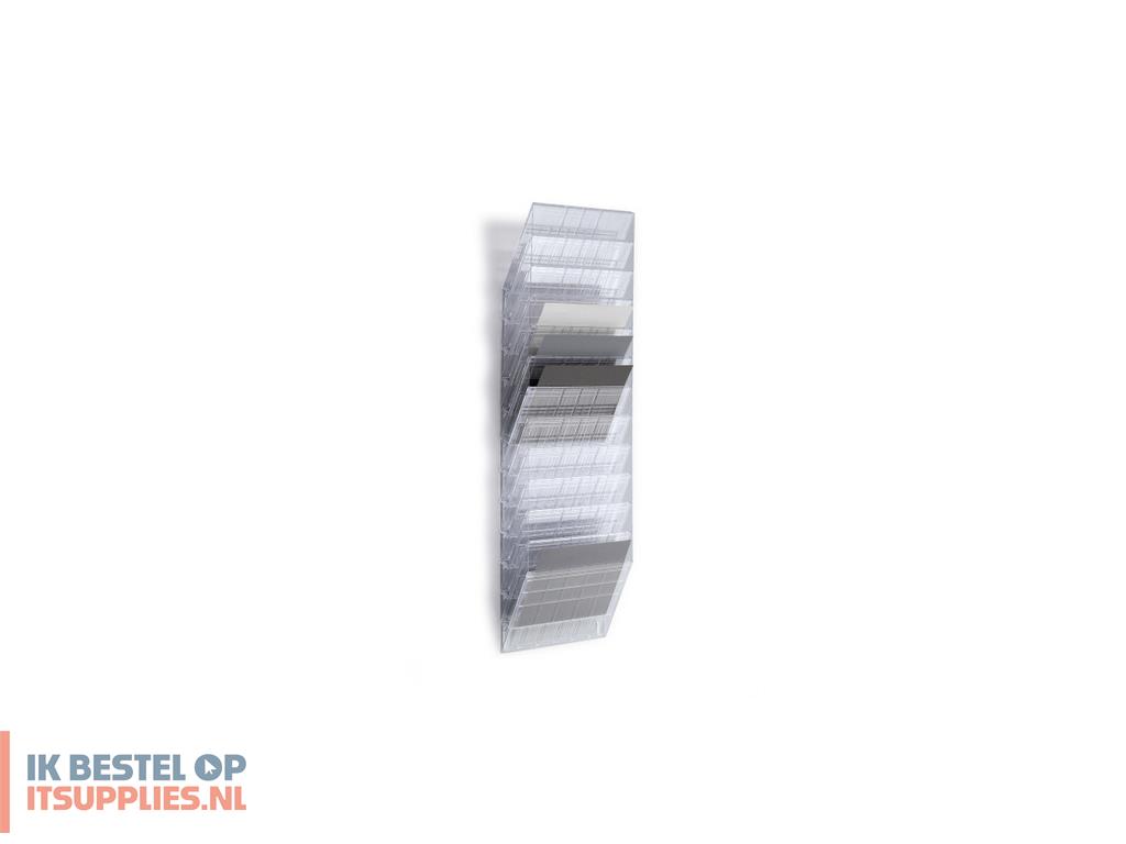 Durable FLEXIBOXX tijdschrifthouder 12 schappen Transparant