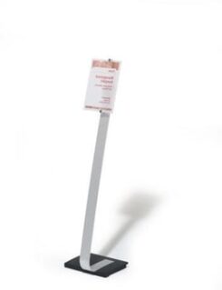Crystal Sign Stand A4