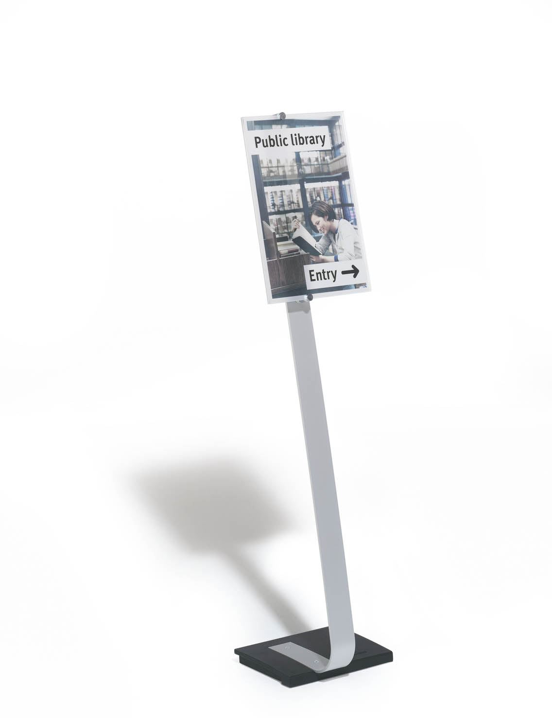 Durable CRYSTAL SIGN A3 Acryl Zilver