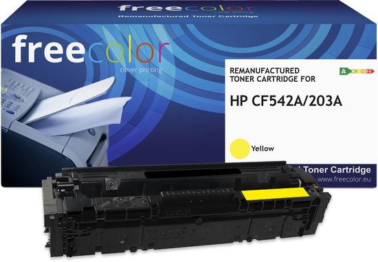 Freecolor M254Y-FRC tonercartridge 1 stuk(s) Compatibel Geel