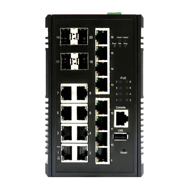 Edimax IGS-5416P netwerk-switch Managed Gigabit Ethernet (10/100/1000) Power over Ethernet (PoE) Zwart
