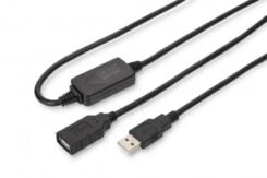 Digitus DA-73101 USB-kabel USB 2.0 15 m USB A 0,48 Gbit/s Zwart