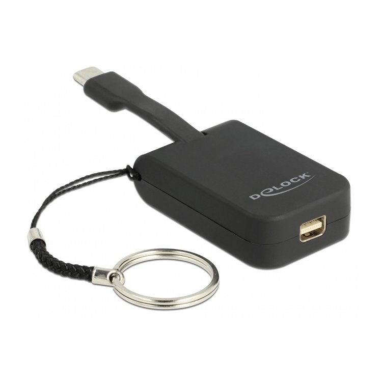 DeLOCK 63939 video kabel adapter 0,03 m USB Type-C mini DisplayPort Zwart