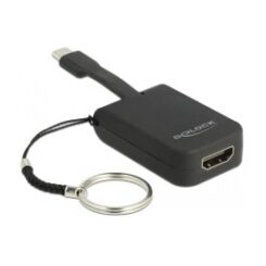 DeLOCK 63942 video kabel adapter 0,03 m USB Type-C HDMI Zwart