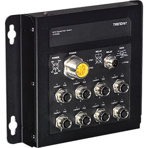 Trendnet TI-TPG80 netwerk-switch Managed Power over Ethernet (PoE) Zwart