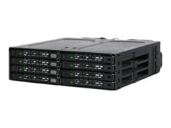 Icy Dock MB998IP-B drive bay panel Zwart