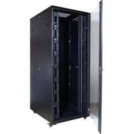 Inter-Tech 88887256 rack 42U Vrijstaande rek Zwart
