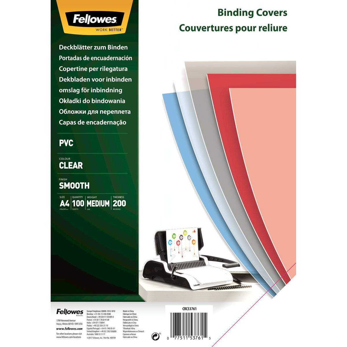 Transparante PVC dekbladen - 300 micron A4