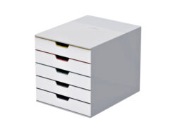 Durable VARICOLOR Mix 5 tijdschriftenhouder Kunststof Meerkleurig, Wit