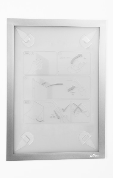 Durable DURAFRAME Wallpaper A3 Bordhouder Zilver