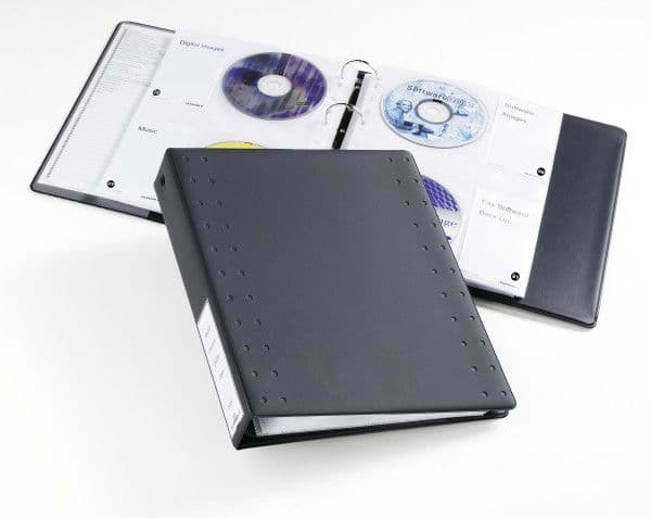 Durable 522758 CD-doosje 60 schijven Houtskool