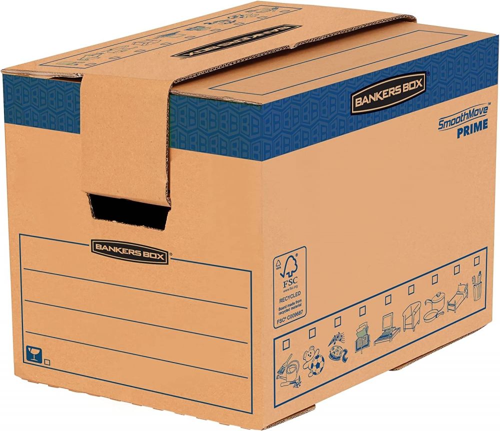 Fellowes Bankers Box SmoothMove verhuisdoos Fastfold klein