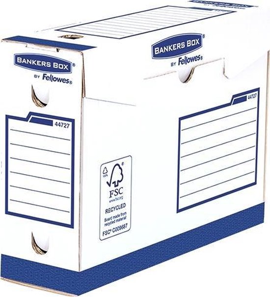 Fellowes 4472702 tijdschriftenhouder Papier Blauw, Wit