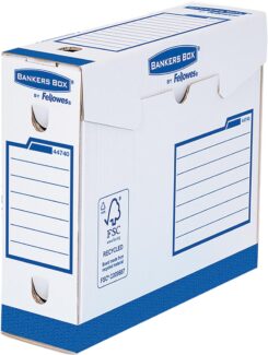 Fellowes 4474002 tijdschriftenhouder Papier Blauw, Wit