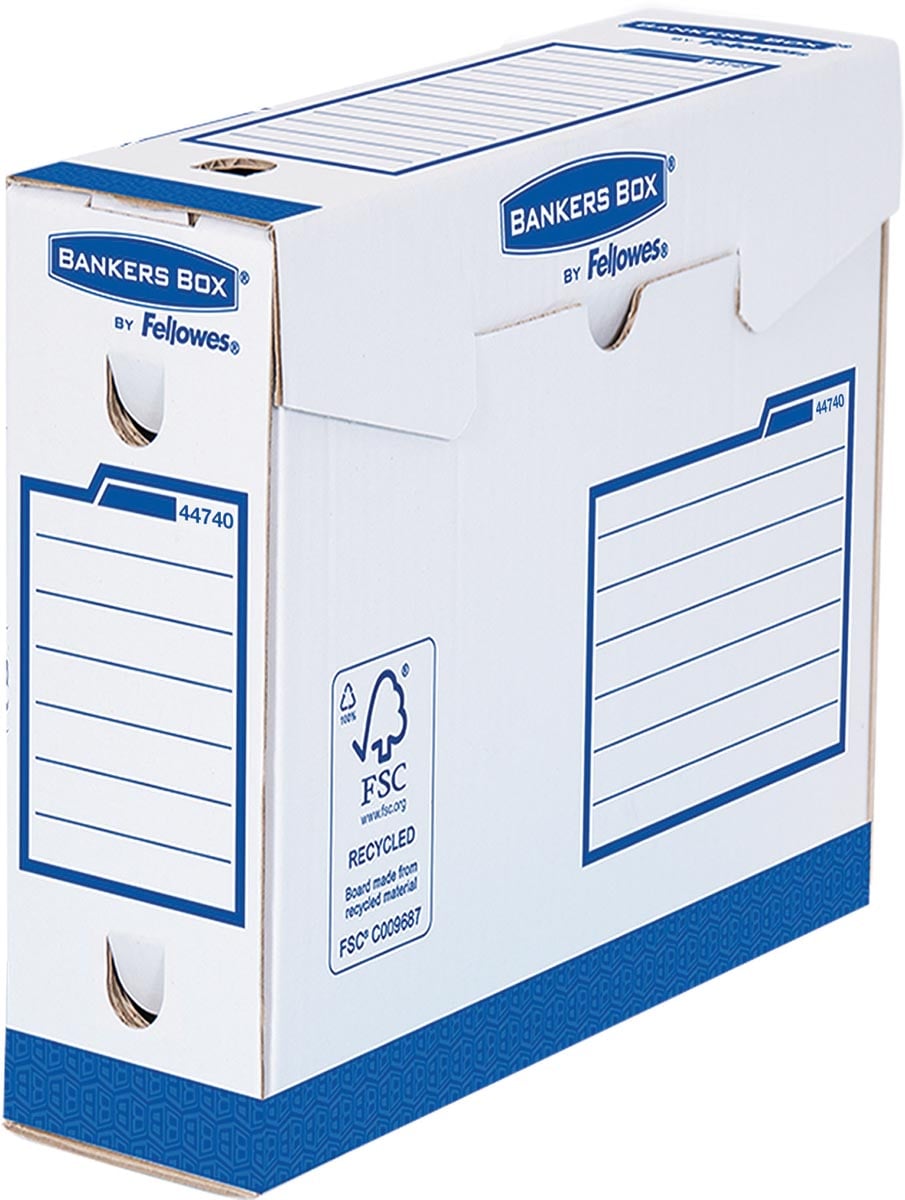 Fellowes 4474002 tijdschriftenhouder Papier Blauw, Wit