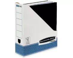 BankersBox Magazinarchiv A4 blau/weiß 10VE