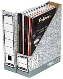 Fellowes 0186004 tijdschriftenhouder Papier Grijs