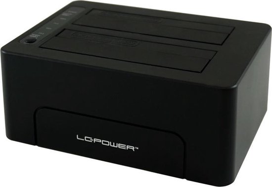 LC-Power LC-DOCK-C basisstation voor opslagstations USB 3.2 Gen 2 (3.1 Gen 2) Type-C Zwart