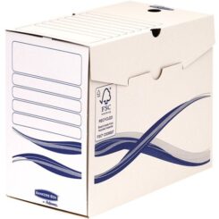 Fellowes 4460302 inpakdoos Verpakkingsdoos Blauw, Wit