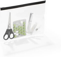 Durable 248001 pen- & potloodhouder Zwart, Transparant