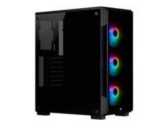 Behuizing CORSAIR Midi iCUE 220T RGB Smart Tempered Glas (B)