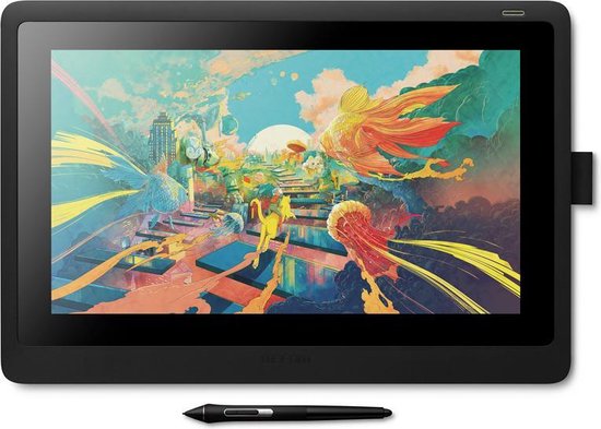 Wacom Cintiq 16 grafische tablet Zwart 5080 lpi 344,16 x 193,59 mm