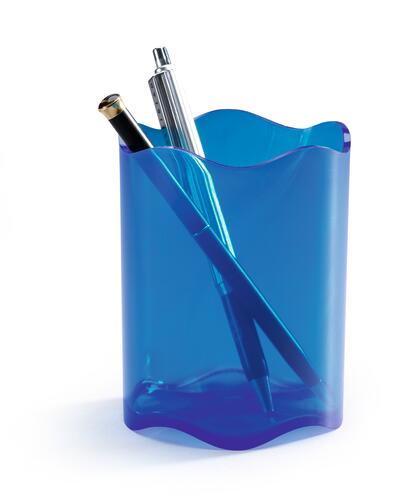 Durable 1701235540 pen- & potloodhouder Blauw, Doorschijnend