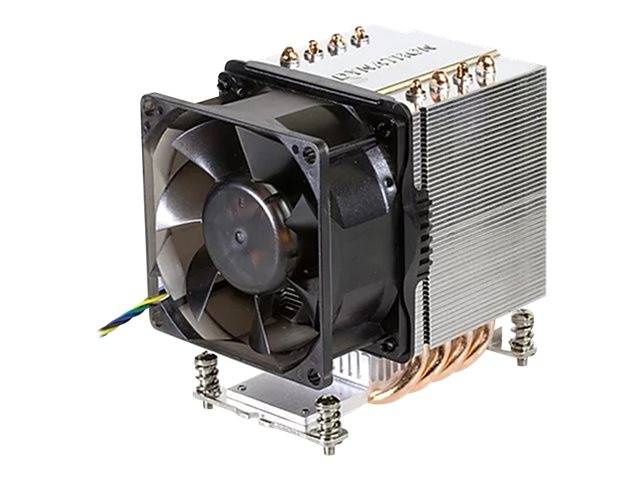 Inter-Tech A-19 Processor Koeler 8 cm Aluminium, Zwart
