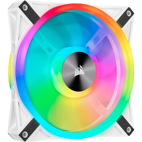 koeler CORSAIR 140*140*25 QL140 RGB LED Fan WHITE, Single