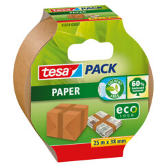 tesapack Papier 25m 38mm ecologo -Packband-