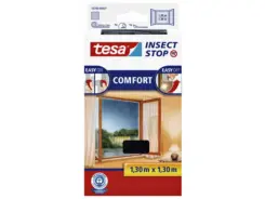 tesa Fliegengitter Comfort Klettband 1,3x1,3m antraciet