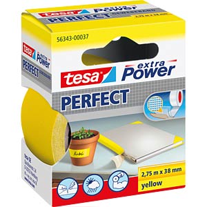TESA 56343-00037-04 duct tape Geschikt voor gebruik binnen Geschikt voor buitengebruik 2,75 m Polyethyleen Geel