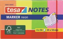 TESA 56691 zelfklevend notitiepapier Rechthoek Meerkleurig 50 vel Zelfplakkend