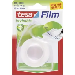 tesafilm Handabroller + 1 rol 33m 19mm unsichtbar
