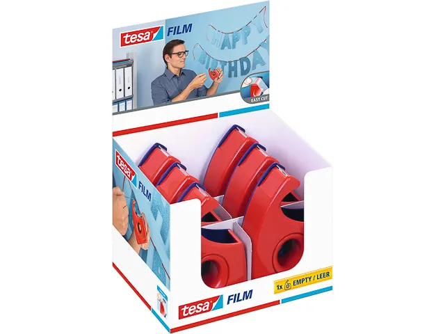 TESA 57444 Blauw, Rood
