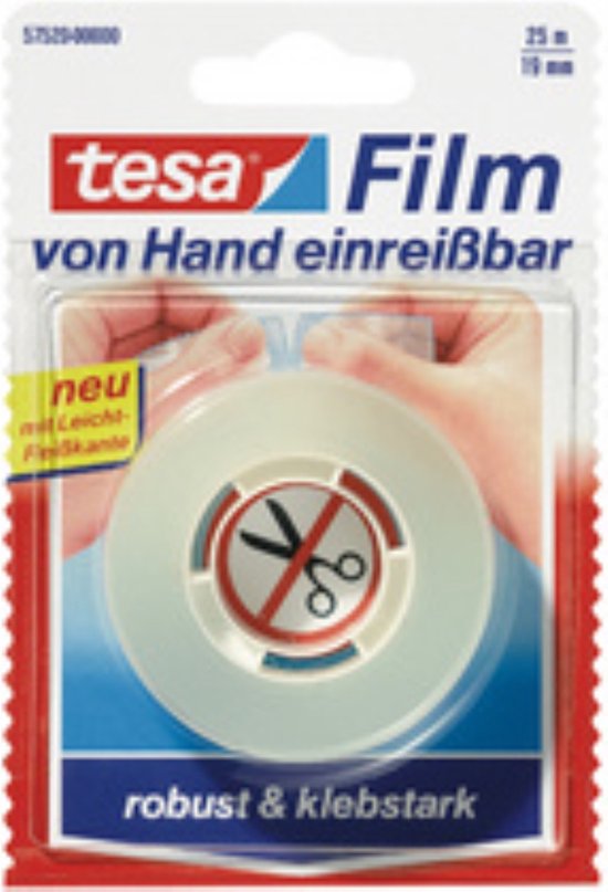 TESA 57520-00000-03 duct tape Geschikt voor gebruik binnen 25 m Polypropyleen (PP) Transparant